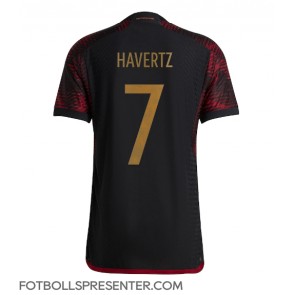 Tyskland Kai Havertz #7 Borta Matchtröja VM 2022 Kortärmad